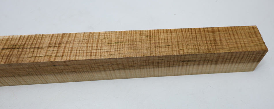 Maple Flame Spindle Square 2.3" x31" (HIGH FIGURE) - Stock# 6-5111