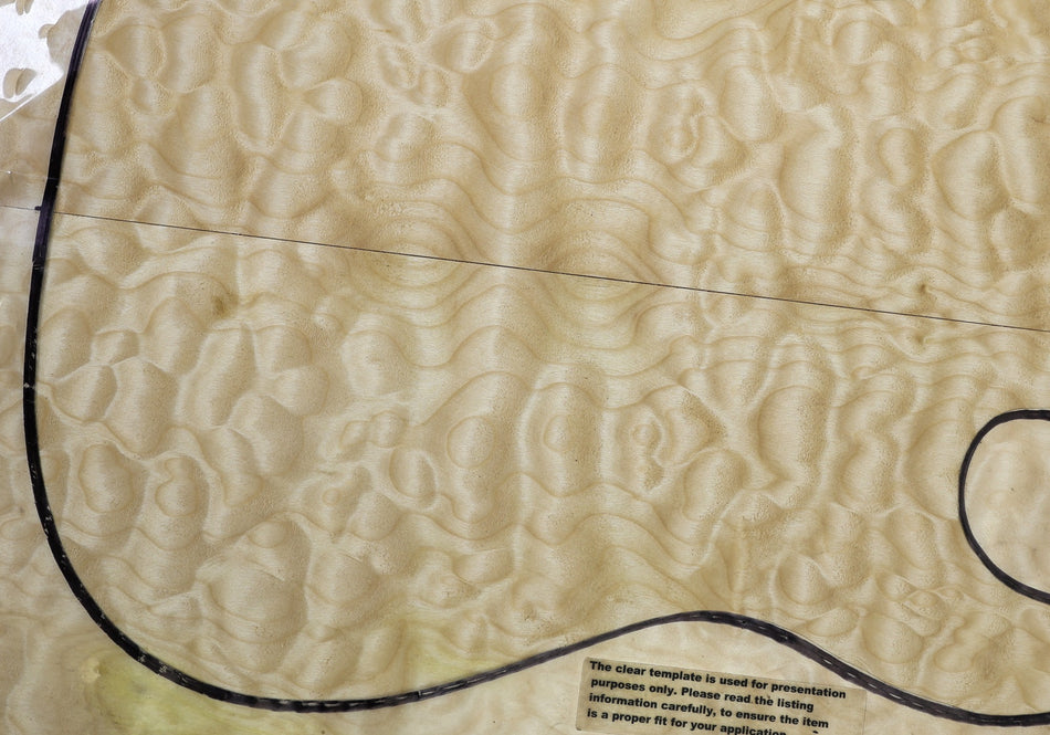 Maple Quilt Guitar set, 0.28" thick (HIGH FIGURE) - Stock# 6-5115