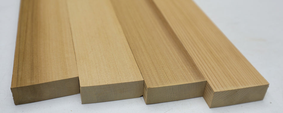 Red Cedar Bracewood, 4 blocks 0.75" x 2" x 17" (to 14") - Stock# 6-5116