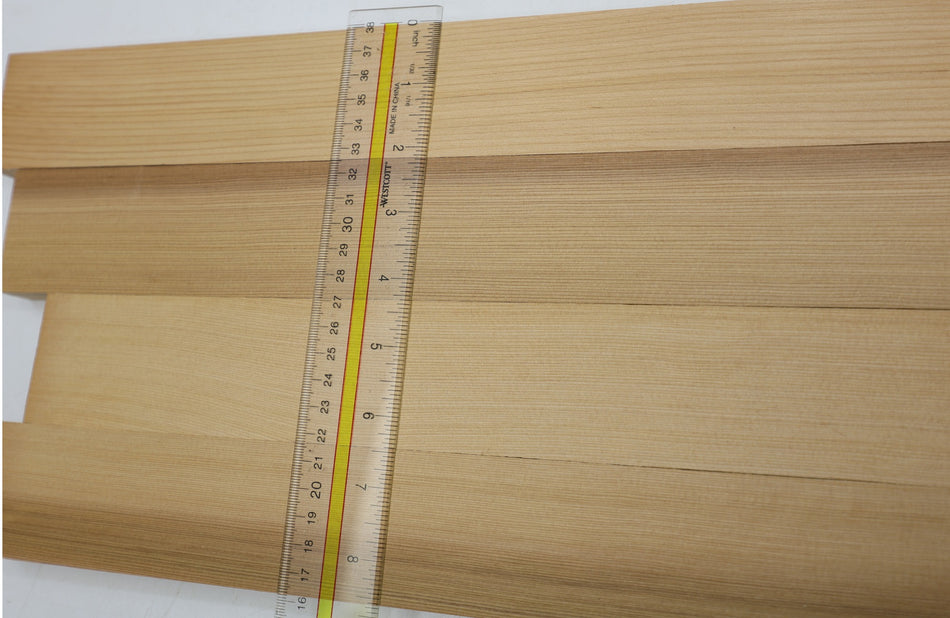 Red Cedar Bracewood, 4 blocks 0.75" x 2" x 17" (to 14") - Stock# 6-5116