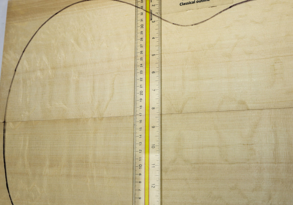 Engelmann Spruce Classical Guitar Set, 0.14" thick (Bearclaw +3A FIGURE) - Stock# 6-5119