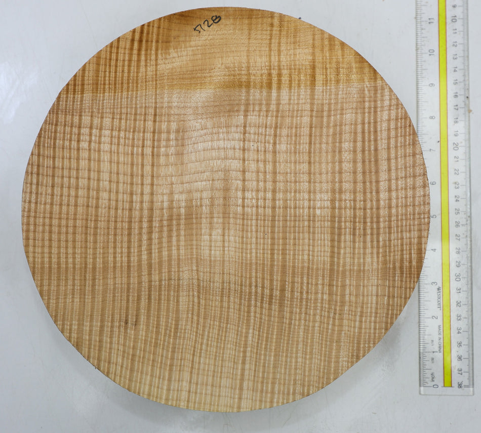 Maple Flame Round 11" diameter x 2.6" (HIGH FIGURE) - Stock# 6-5128