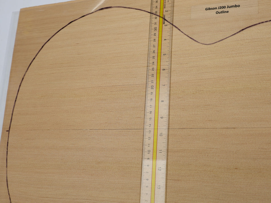 Douglas-Fir Jumbo Guitar Set, 0.17" thick (+STANDARD +3★) - Stock# 6-5131