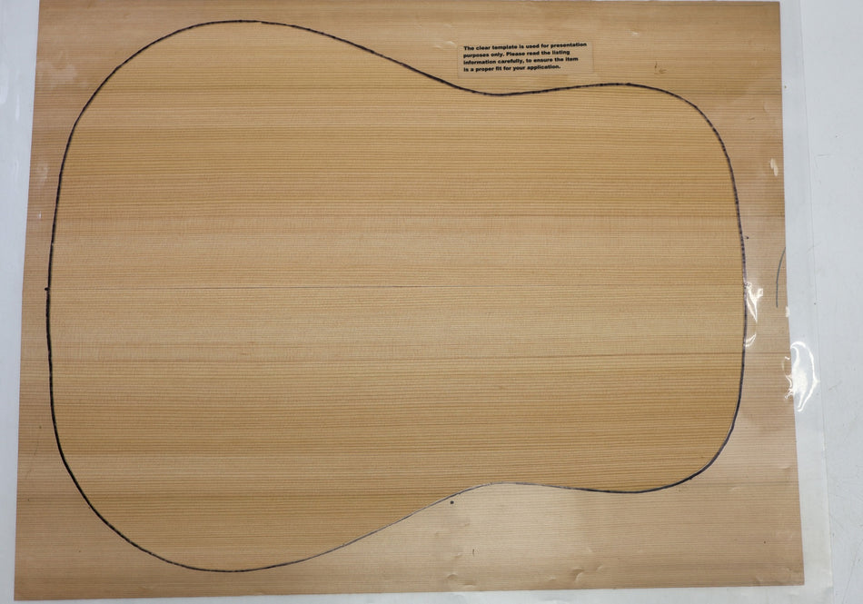 Red Cedar Dreadnought Guitar Set, 0.14" thick (Standard 3★) - Stock# 6-5139