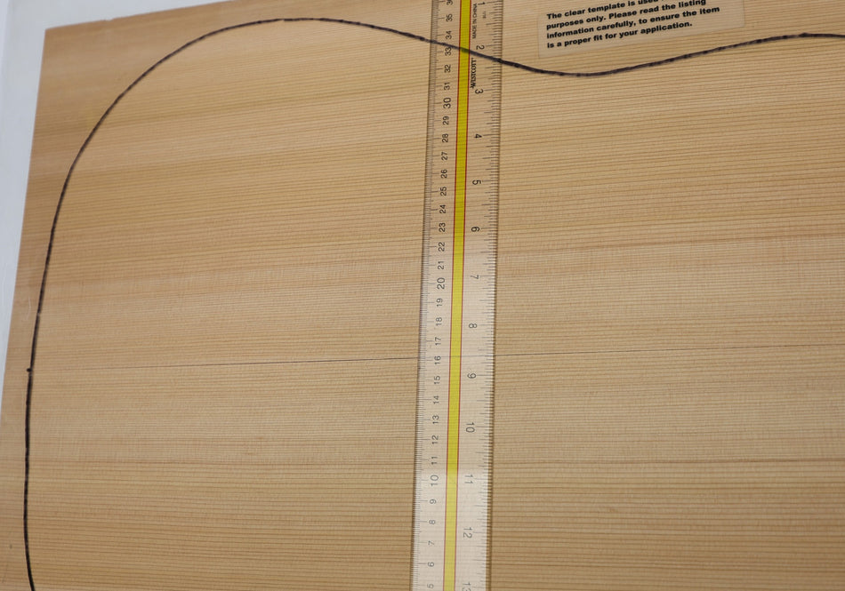 Red Cedar Dreadnought Guitar Set, 0.14" thick (Standard 3★) - Stock# 6-5139