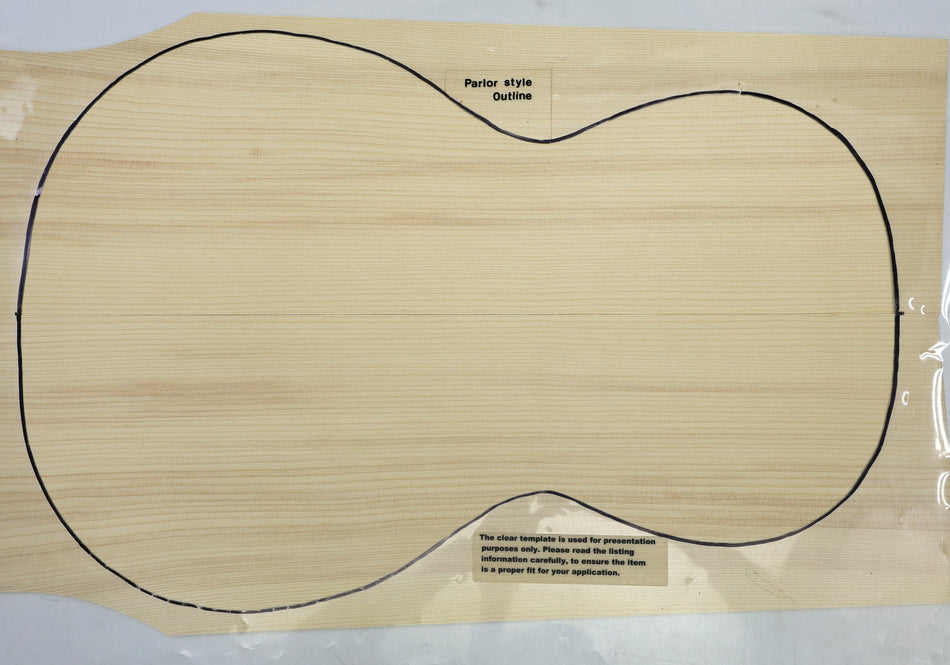 Adirondack Red Spruce Parlor Guitar Set, 0.17" thick (Standard) - Stock# 6-5140