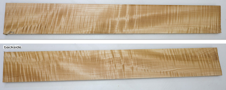 Maple Flame Neck Blank 1" x 4" x 29" (Good Figure) - Stock# 6-5165