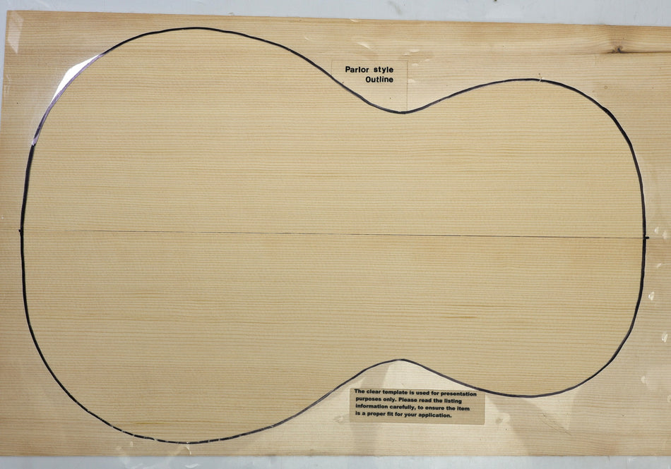 Sitka Spruce Parlor Guitar Set, 0.125" thick (+Professional) - Stock# 6-5171