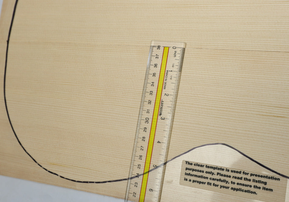 Sitka Spruce Parlor Guitar Set, 0.125" thick (+Professional) - Stock# 6-5171