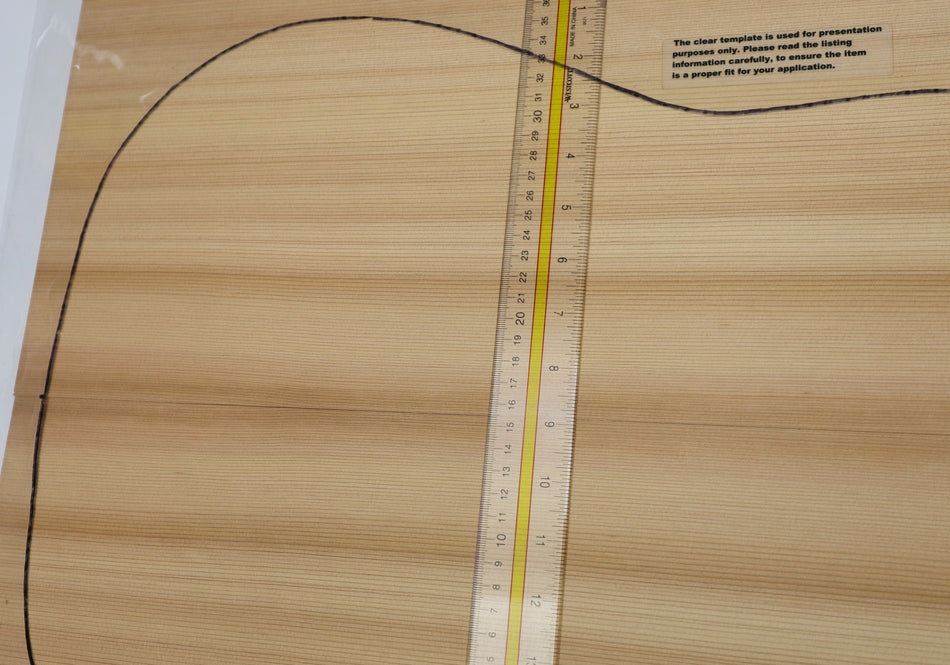 Red Cedar Dreadnought Guitar Set, 0.145" thick (+Factory) - Stock# 6-5173