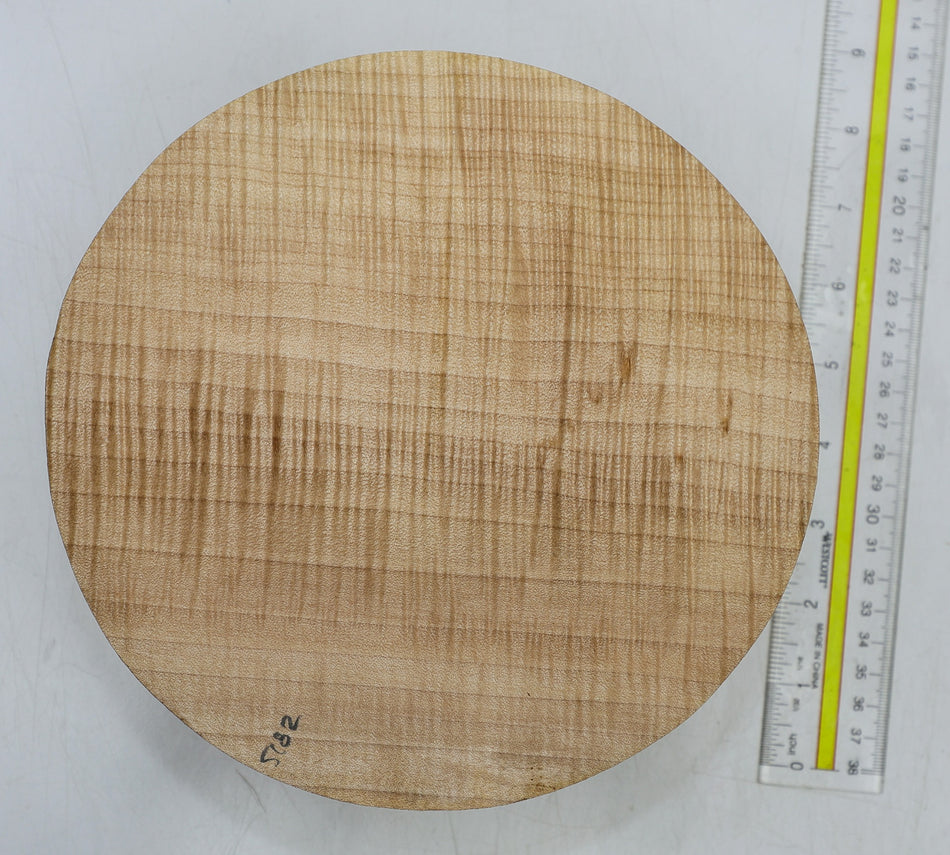 Maple Flame Round 8" diameter x 2.75" - Stock# 6-5181