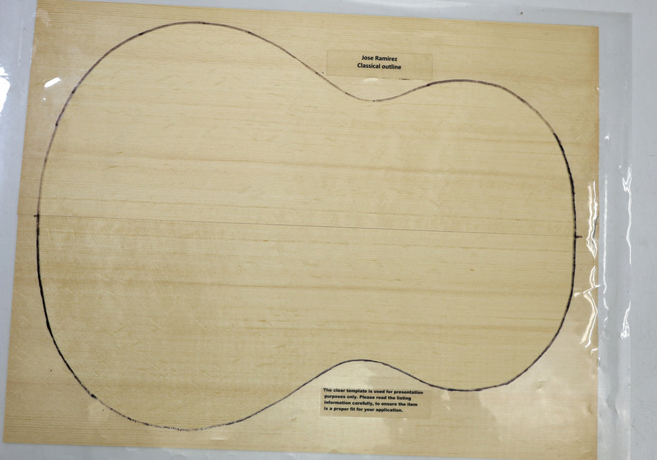 Engelmann Spruce Classical Guitar Set, 0.16" thick (Bearclaw 3A) - Stock# 6-5191