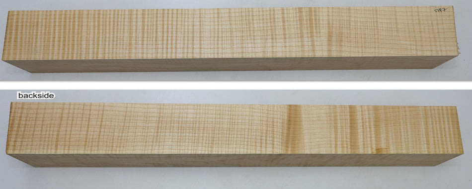 Maple Flame Spindle Square 2.82" x 24" (HIGH FIGURE) - Stock# 6-5197