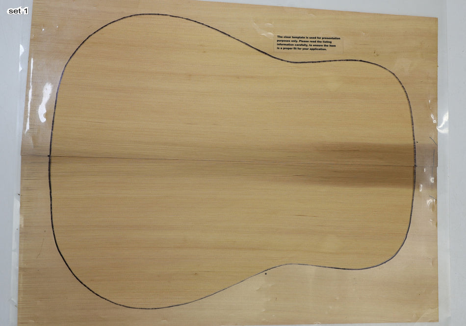 Red Cedar Dreadnought, 2 Guitar Sets, 0.15" thick (Custom, 2nd) - Stock# 6-5201
