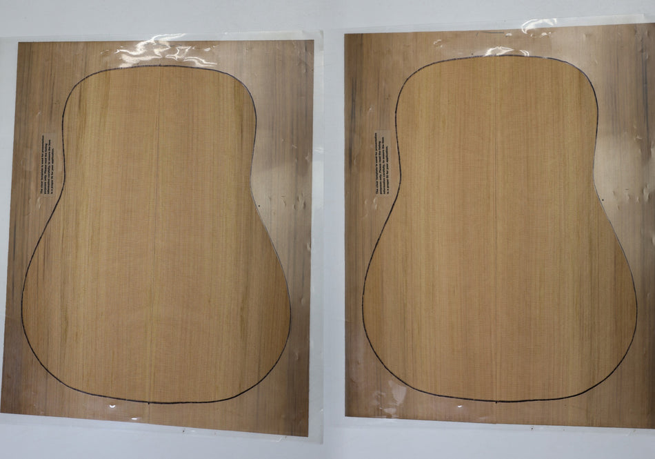 Red Cedar Dreadnoguht, 2 Guitar Sets, 0.155" thick (Professional) - Stock# 6-5226
