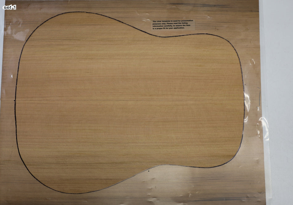 Red Cedar Dreadnoguht, 2 Guitar Sets, 0.155" thick (Professional) - Stock# 6-5226