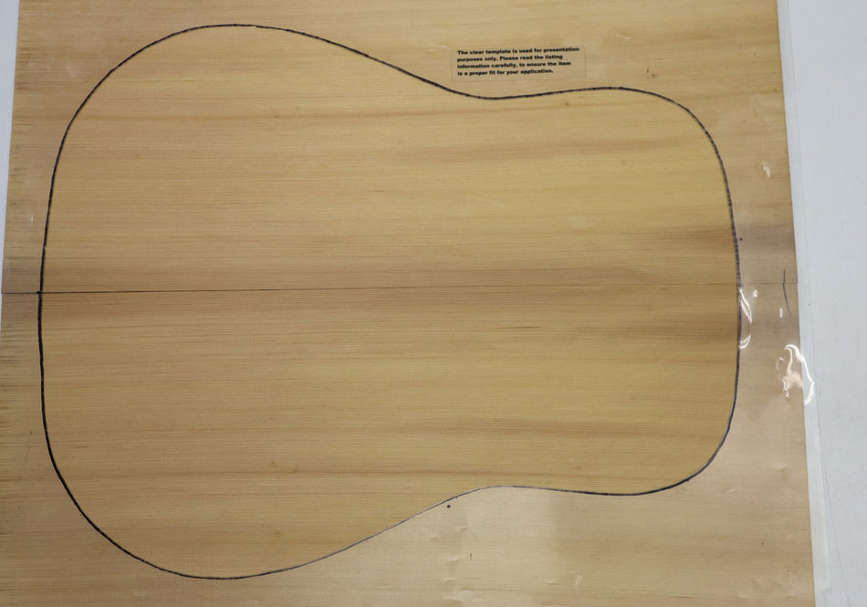 Red Cedar Dreadnought Guitar Set, 0.15" thick (Custom, 2nd) - Stock# 6-5234