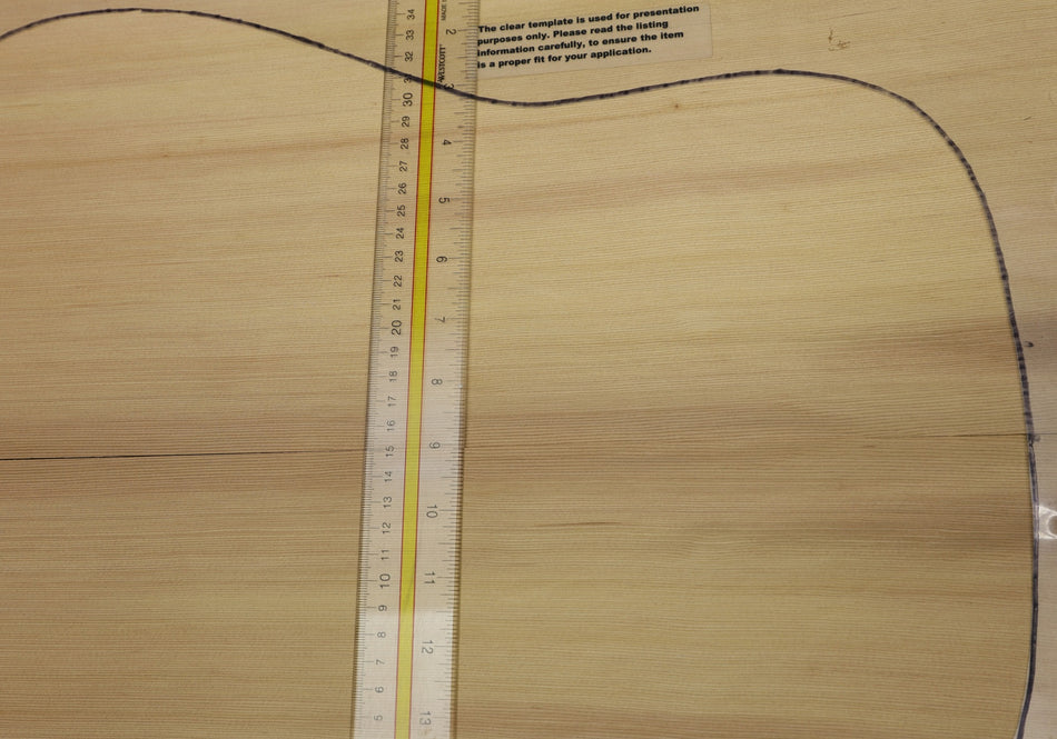 Red Cedar Dreadnought Guitar Set, 0.15" thick (Custom, 2nd) - Stock# 6-5234