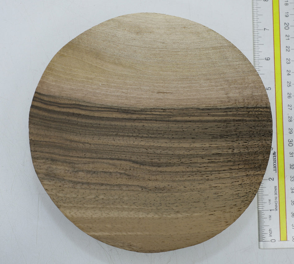 Walnut (English) Round 7" diameter x 2" - Stock# 6-5236