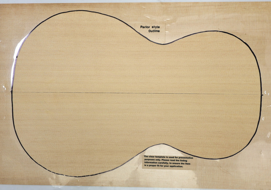 Sitka Spruce Parlor Guitar Set, 0.125" thick (HIGH GRADE 4★) - Stock# 6-5248