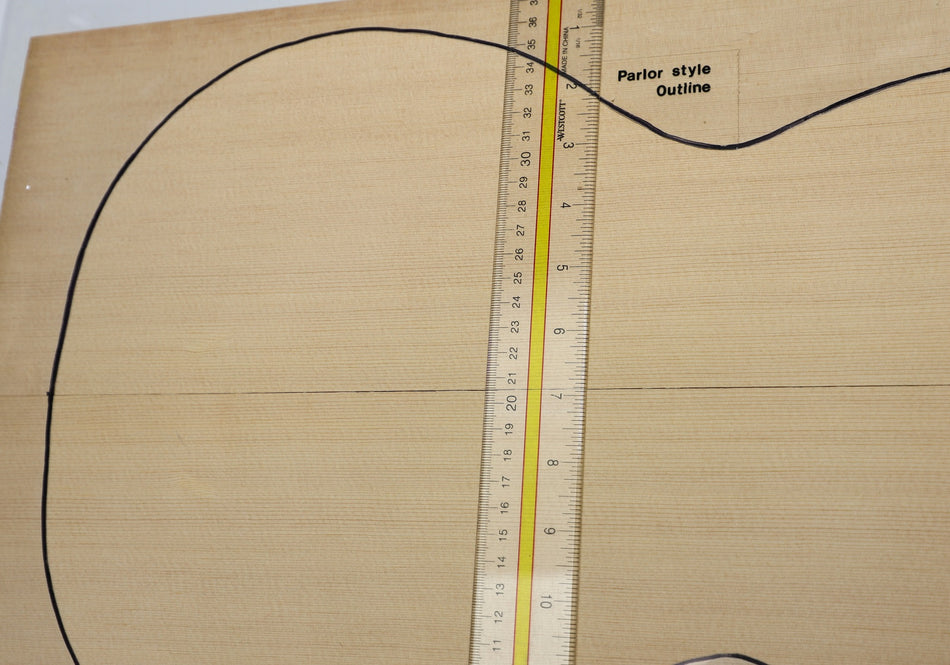 Sitka Spruce Parlor Guitar Set, 0.125" thick (HIGH GRADE 4★) - Stock# 6-5248