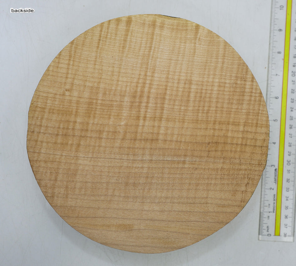 Maple Flame Round 9" diameter x 2.5" - Stock# 6-5254