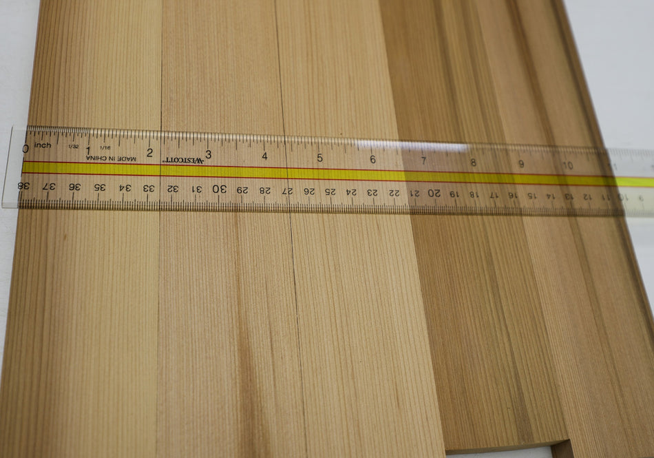 Red Cedar Bracewood, 5 blocks 0.72" x 2" x 17" (to 16") - Stock# 6-5281