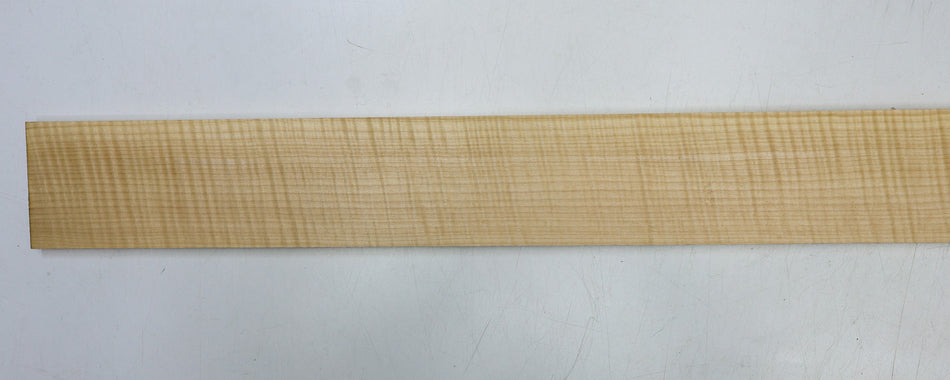 Maple Flame Bass Fingerboard, 34" long, unslotted (GREAT FIGURE) - Stock# 6-5286