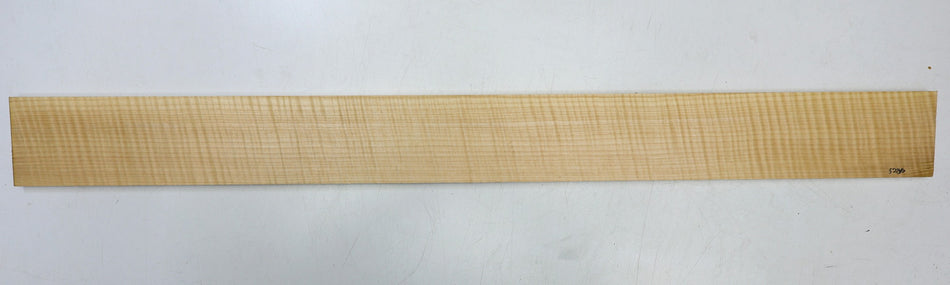 Maple Flame Bass Fingerboard, 34" long, unslotted (GREAT FIGURE) - Stock# 6-5286