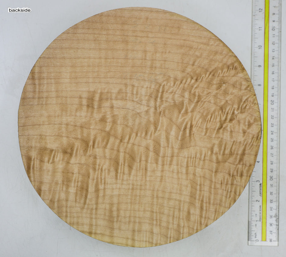 Maple Flame Round 11" diameter x 2.5" (HIGH FIGURE) - Stock# 6-5290