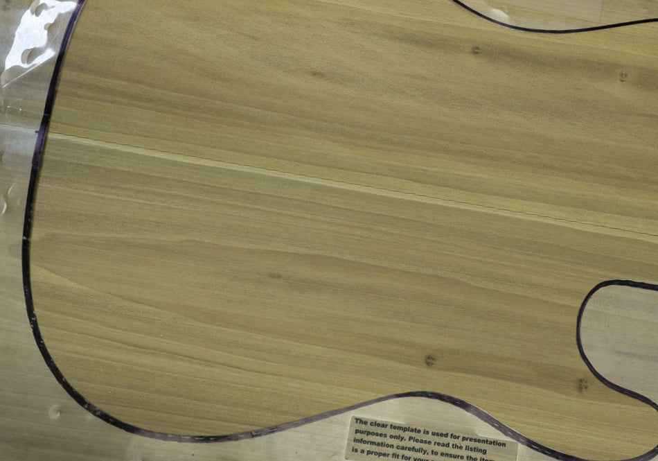 Magnolia body blank, unglued 2pc, 1.76" thick (2nd) - Stock# 6-5321