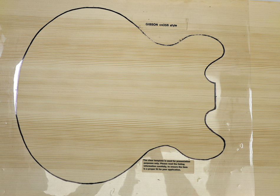 Engelmann Spruce Small Archtop Guitar set, 1" thick (+Factory) - Stock# 6-5322