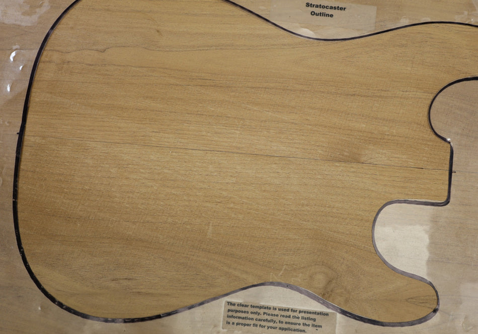 Torrefied Alder body blank, unglued 2pc, 1.8" thick (+STANDARD) - Stock# 6-5331