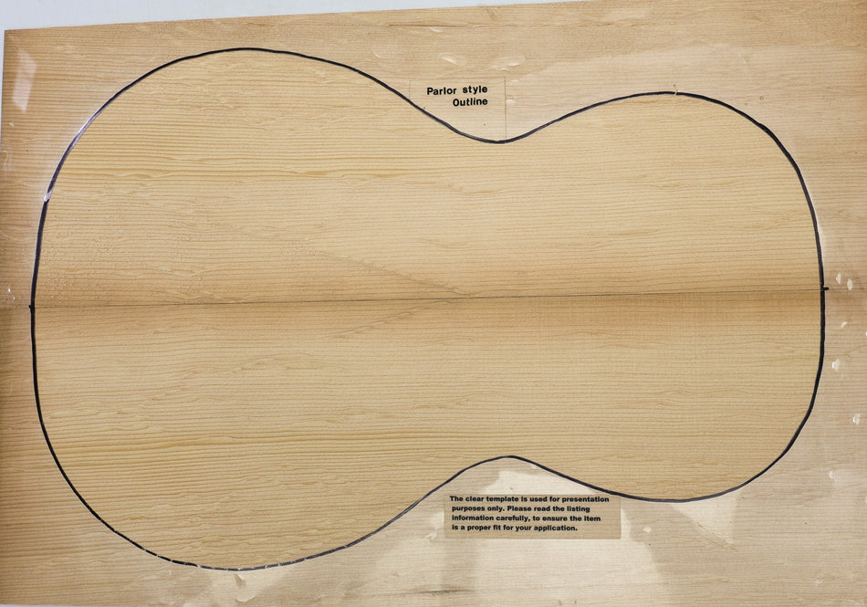 Sitka Spruce Parlor Guitar Set, 0.15" thick (Bearclaw 3★) - Stock# 6-5335
