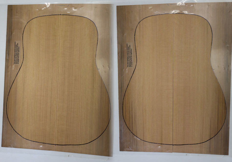 Red Cedar Dreadnoguht, 2 Guitar Sets, 0.17" thick (Professional) - Stock# 6-5336