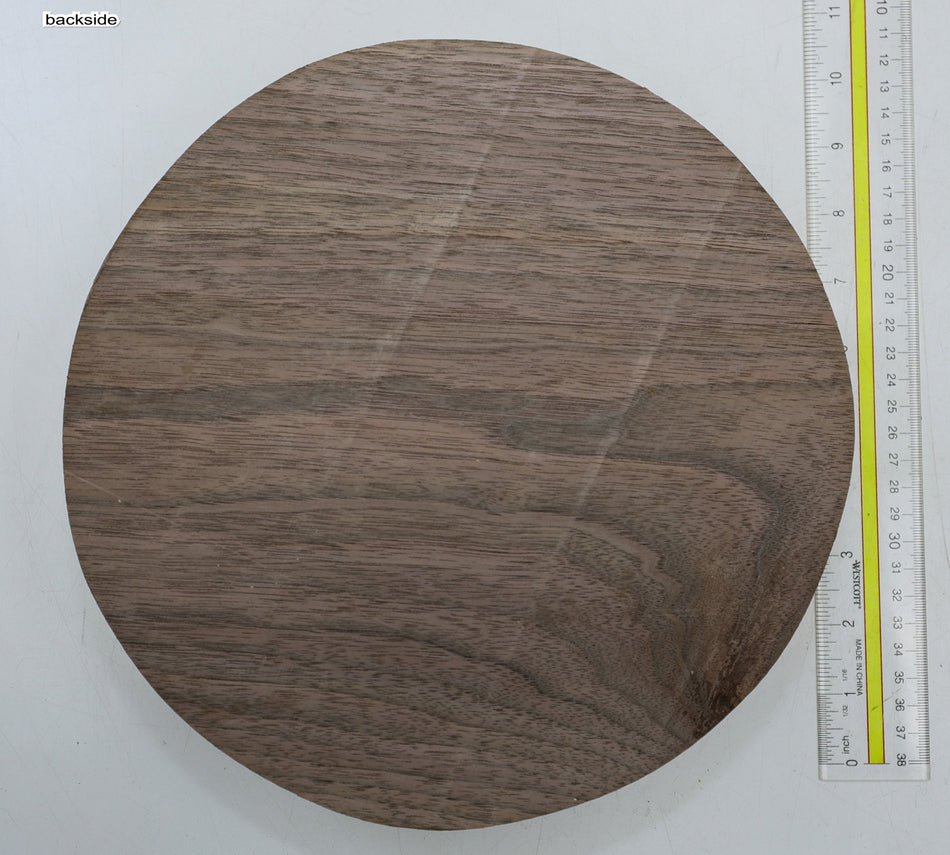 Walnut (Black) Round 10" diameter x 2.8" - Stock# 6-5339