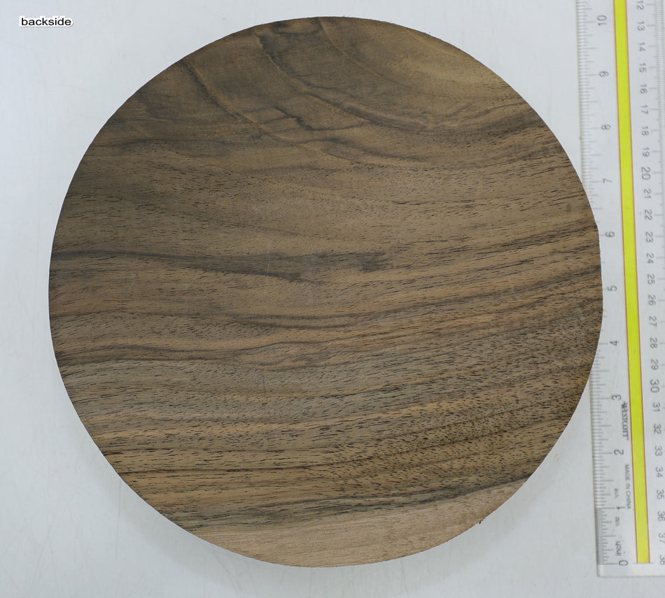 Walnut (English) Round 9" diameter x 2.5" - Stock# 6-5340