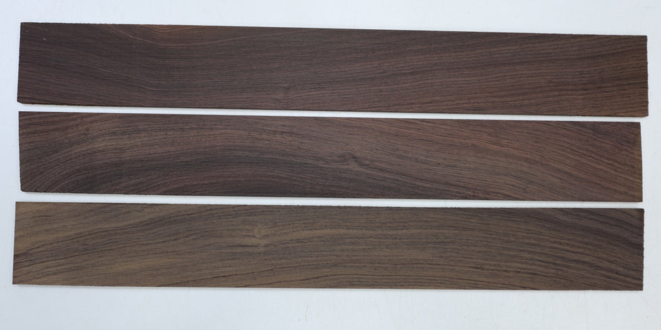 Ebony Bridge blanks, 3 pieces - Stock# 6-5353