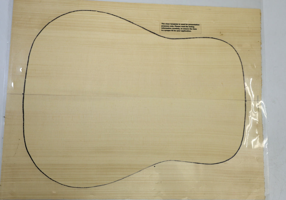 Engelmann Spruce Dreadnought Guitar Set, 0.155" thick (+Factory) - Stock# 6-5355