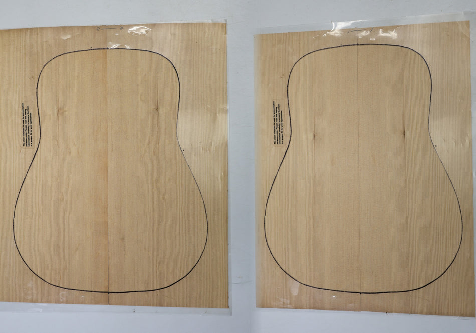 Sitka Spruce Deadnought, 2 Guitar Sets, 0.15" thick (2nd) - Stock# 6-5356