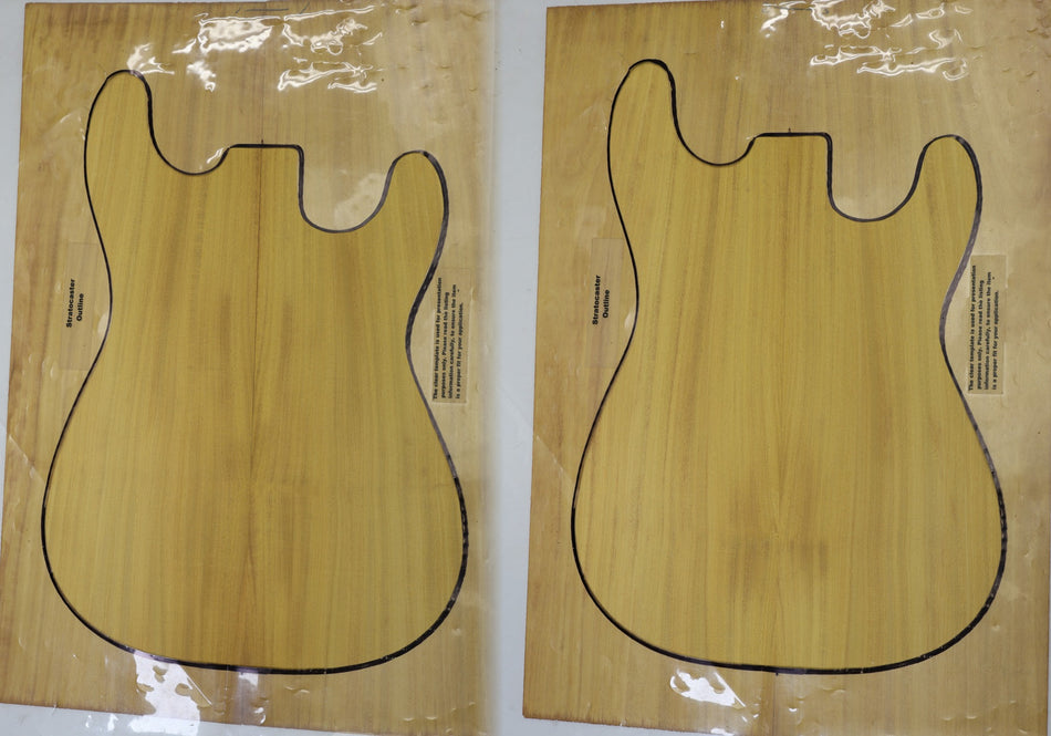 2 Matched Osage Orange Guitar sets, 0.12" thick - Stock# 6-5359