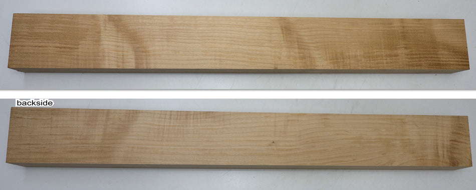 Maple Flame Neck Blank 1.82" x 4.15" x 35" - Stock# 6-5396
