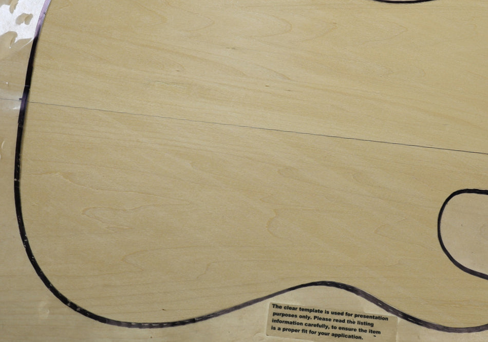 Basswood body blank, unglued 2pc, 1.82" thick (HIGH GRADE) - Stock# 6-5401