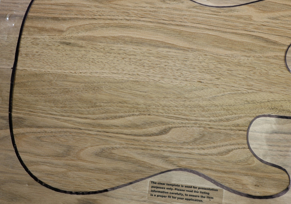 Walnut (Butternut) body blank, unglued 2pc, 1.8" thick (Very Light) - Stock# 6-5402