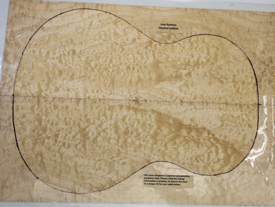 Quilt Guitar set, 0.15" thick (Great Figure) - Stock# 6-5430