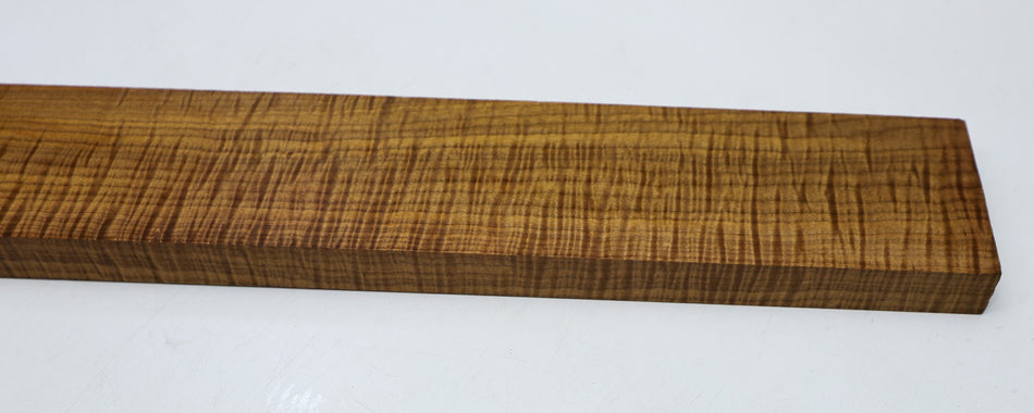 Torrefied Maple Flame Neck Blank 1" x 3.8" x 35.75" (HIGH FIGURE) - Stock# 6-5479
