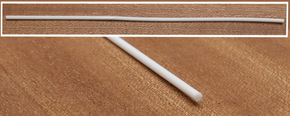 Side Dot material, White ABS Plastic (2mm x 200mm)
