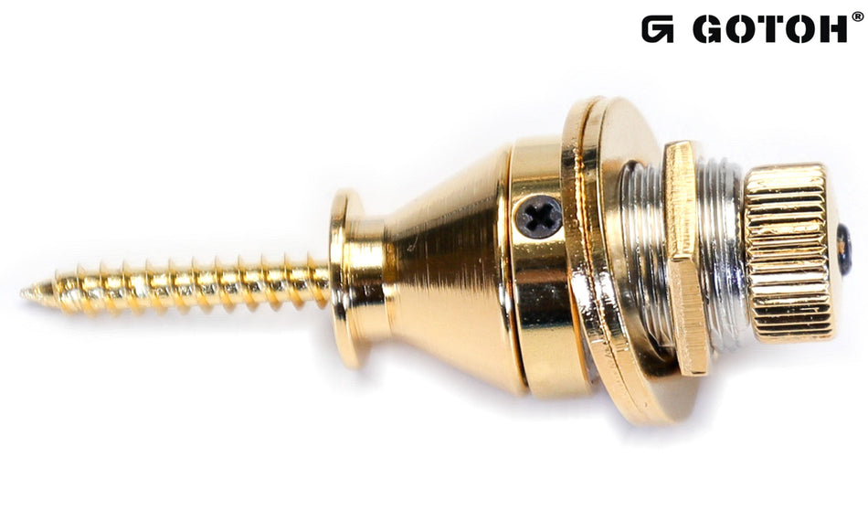 Gotoh EPR-2 Quick Twist Release Guitar Strap Lock (Gold)