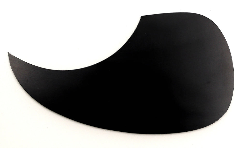 Acoustic Guitar Pickguard, Vinyl self-adhesive Teardrop - Black (LEFT HANDED)