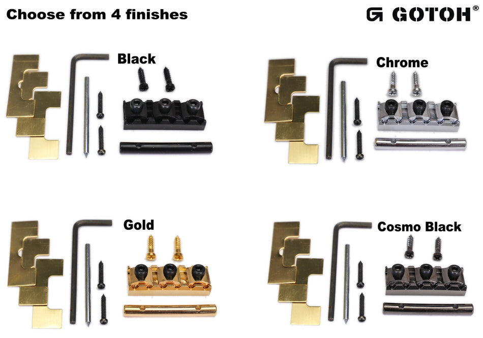 Gotoh GHL-2 Locking Guitar Nut, 43mm Top-mount (choose finish)